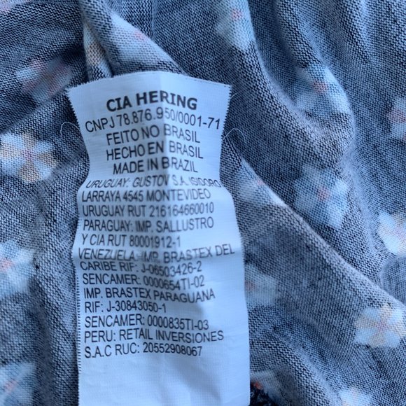 Hering Women's size Petite Small Short Sleeve V-neck T-shirt Dress - Picture 8 of 8